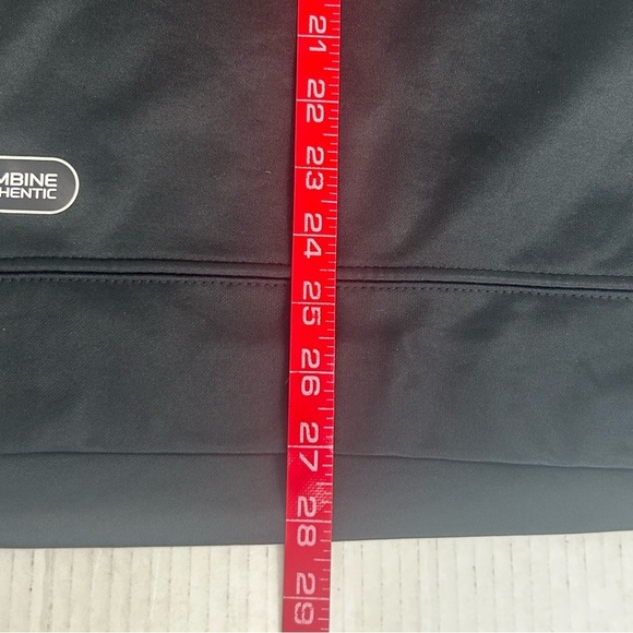 NFL Patriots Team Apparel Mens XL Black Pop Over Hoodie Combined Training LOGO - Picture 8 of 9